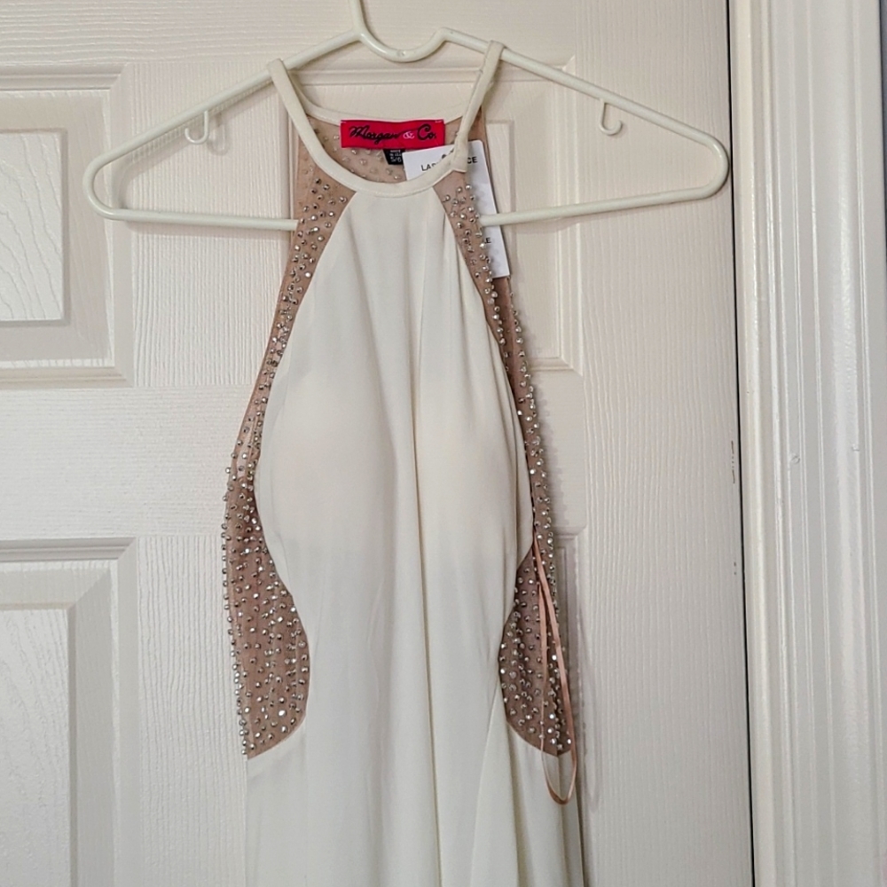 Morgan &Co white women dress